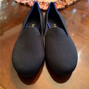 Rothy's Black and Blue Loafers